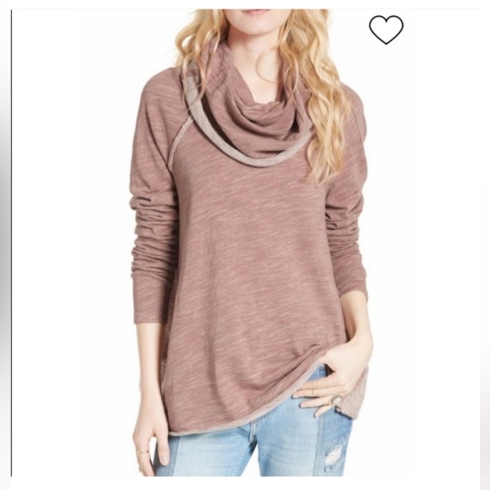 Free People Beach Cocoon Cowl Neck Pullover